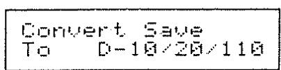 Convert Save To D=10/20/110