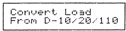 Convert Load From D-10/20/110