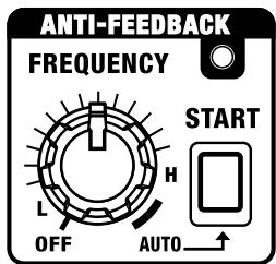 ROLAND AC90 - ANTI-FEEDBACK gebruiken - 1