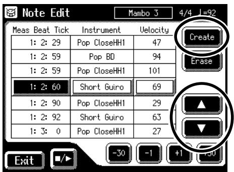 Note Edit Mambo 3 4/4 1=92 Meas Beat Tick Instrument Velocity 1: 2: 29 Pop CloseHH1 47 1: 2: 59 Pop BD 94 1: 2: 59 Pop CloseHH1 101 1: 2: 60 Short Guiro 69 1: 2: 90 Pop CloseHH1 29 1: 2: 92 Short Guiro 63 1: 3: 0 Pop CloseHH1 27 Create Erase Exit -30 -1 +1 -30