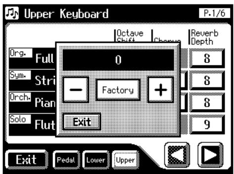 ROLAND AT80SL - Appuyez sur <-><+> pour modifier le réglage. - 1