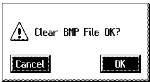 Clear BMP File OK? Cancel OK