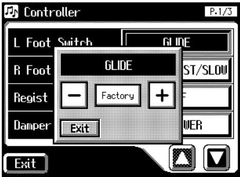 ROLAND AT80SL - Utilisation des sous-pages pour régler les valeurs - 1