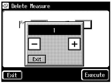 ROLAND AT80SL - Suppression d'une mesure spécifique (Delete measure) - 5