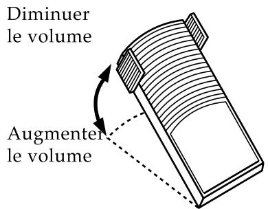 Diminuer le volume Augmenter le volume