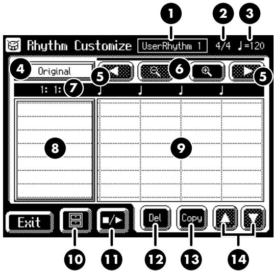 Rhythm Customize User-Rhythm 1 4/4 J=120 Original 1: 1: 7 Exit Del Copy 10 11 12 13 14