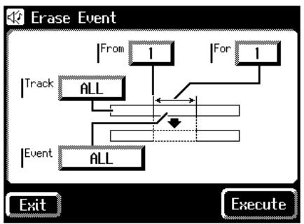 ROLAND AT80SL - Suppression d'enregistrement (Erase Event) - 5