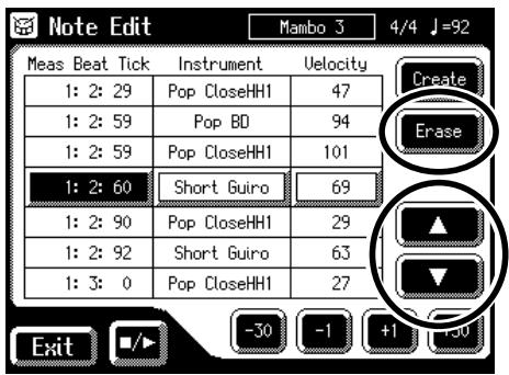 Note Edit Mambo 3 4/4 J=92 Meas Beat Tick Instrument Velocity 1: 2: 29 Pop CloseHH1 47 1: 2: 59 Pop BD 94 1: 2: 59 Pop CloseHH1 101 1: 2: 60 Short Guiro 69 1: 2: 90 Pop CloseHH1 29 1: 2: 92 Short Guiro 63 1: 3: 0 Pop CloseHH1 27 Create Erase Exit -30 -1 +1 +30