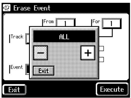 ROLAND AT80SL - Suppression d'enregistrement (Erase Event) - 6