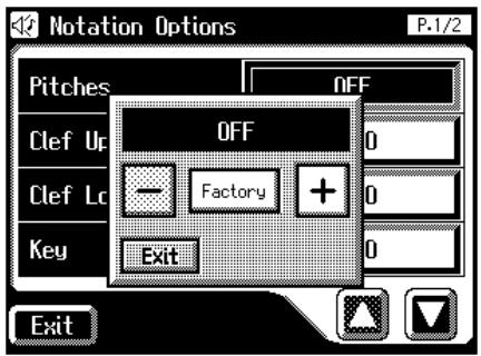 ROLAND AT80SL - Appuyez sur <-><+> pour modifier le réglage. - 1