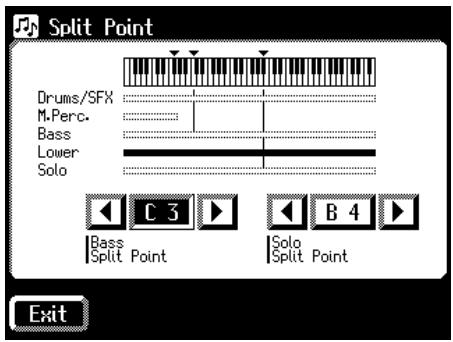 ROLAND AT80SL - ■ Changement du point de Split Bass - 5