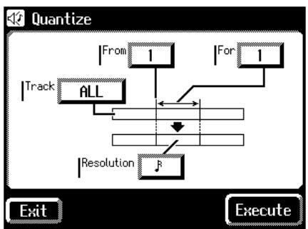ROLAND AT80SL - Correction du temps (Quantize) - 4