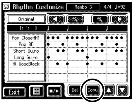 Rhythm Customize Mambo 3 4/4 J=92 Original 1: 1: 0 Pop CloseHH1 Pop BD Short Guiro Long Guiro Hi WoodBlock Exit Copy