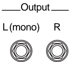 Output L (mono) R