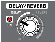 ROLAND CUBE-100 BASS - Bouton delay/reverb - 1