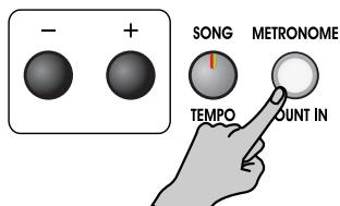 ROLAND EP-880 - Arbeiten mit dem Metronom - 2