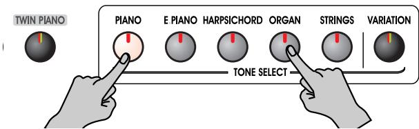 ROLAND EP-880 - Superposer deux sons - 1