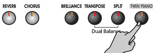 ROLAND EP-880 - Splitting the Keyboard Into Two Sections (Twin Piano Mode) - 1