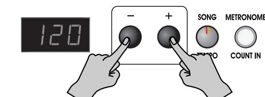 ROLAND EP-880 - Recording settings (select "USr") - 2