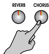 ROLAND EP-880 - Druk op de [CHORUS]-knop. - 1