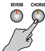 ROLAND EP-880 - Press the [CHORUS] button. - 1