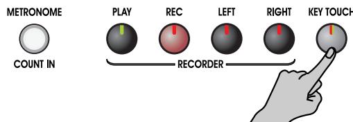 ROLAND EP-880 - Regolare il Tocco della Tastiera (Key Touch) - 1