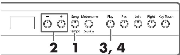 ROLAND HP-102E - Come selezionare una song e riproduurla - 1