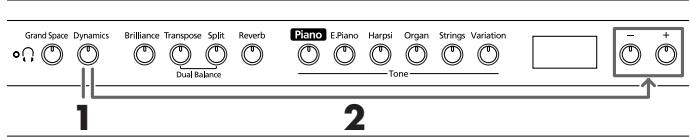 ROLAND HP-102E - Adding Liveliness to the Sound (Dynamic Emphasis) - 1
