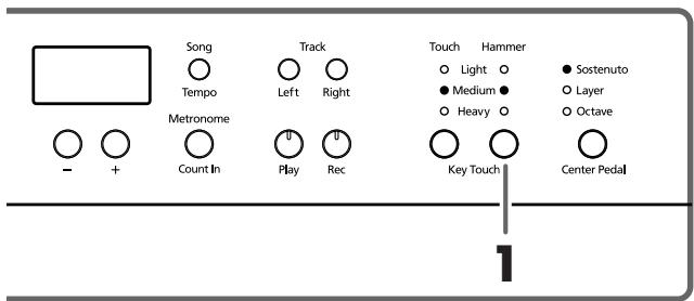 ROLAND HP-107E - ■ Notenverzögerung bei variierendem Anschlag (Hammer Response) - 2