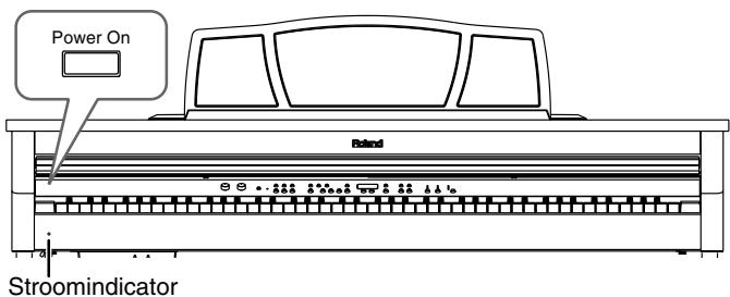 ROLAND HP-107E - In- en uitschakelen - 1