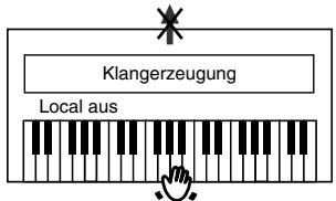 ROLAND HP-107E - ■ Ein-/Ausschalten der Local-Funktion - 3