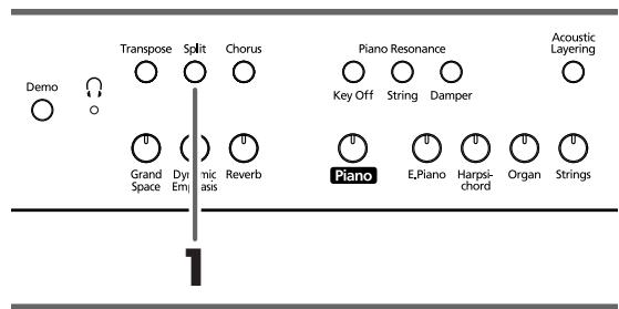 ROLAND HP-107E - Suonare timbri diversi con la mano destra e sinistra (Split) - 2