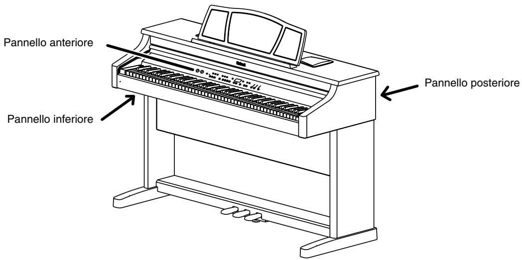 ROLAND HP-107E - Pulsante [Center Pedal] - 1