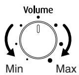 ROLAND HP-107E - Adjusting the Sound's Volume and Brilliance - 1