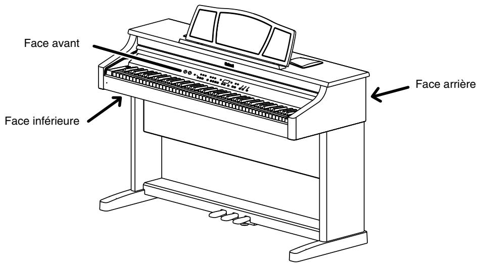 ROLAND HP-107E - Bouton [Center Pedal] - 1