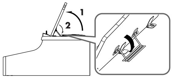 ROLAND HP-107E - Installation du pupitre - 1