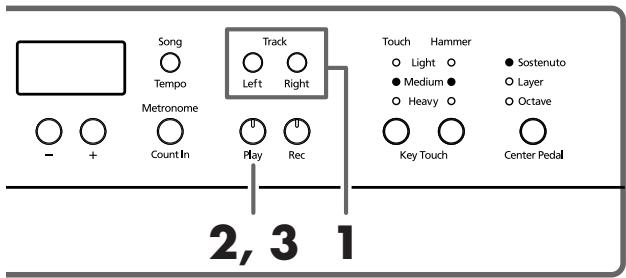 ROLAND HP-107E - Playing Each Hand Separately - 2