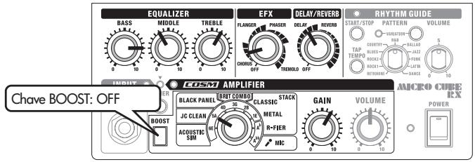 EQUALIZER BASS MIDDLE TREBLE EFX PLANGER PHASER DELAY/REVERB ORANGE OFF TRINLOW OFF RHYTHM GUIDE START/STOP PATTERN VOLUME CORNER YELLOW BRUSH TAP TEMPO BLUE SHEET GREEN SHEET LATE THYNESE 10 5 10 20 30 40 50 60 70 80 90 100 100 100 100 100 100 100 INPUT GOSM AMPLIFIER COOKING BLACK PANEL BRIT COMBO CLASSIC STACK JC CLEAN METAL ACQUASTIC SIM R-FIER MIC GAIN VOLUME POWER