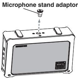 Microphone stand adaptor