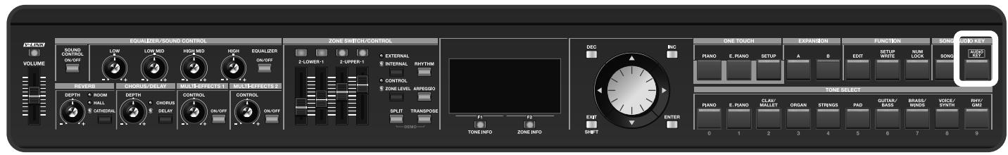 ROLAND RD-700GX - Lecture de fichiers audio (Audio Key) - 2