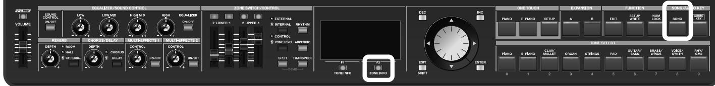 ROLAND RD-700GX - Lecture de Songs ([SONG]) - 3