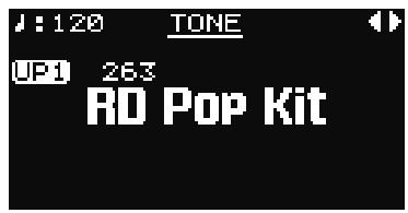ROLAND RD-700GX - Écoute d'un kit rythmique ou « Rhythm Set » - 1