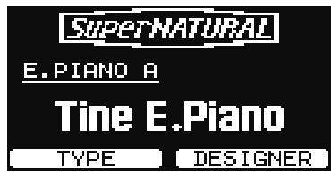 ROLAND RD-700GX - Appuyez sur le bouton ONE TOUCH [PIANO] ou ONE TOUCH [E. PIANO]. - 2