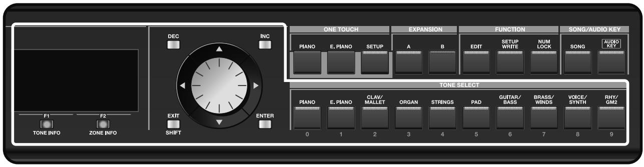 ROLAND RD-700GX - Modification des valeurs - 1