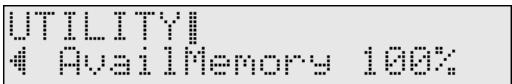 UTILITY 4 AvailMemory 100%