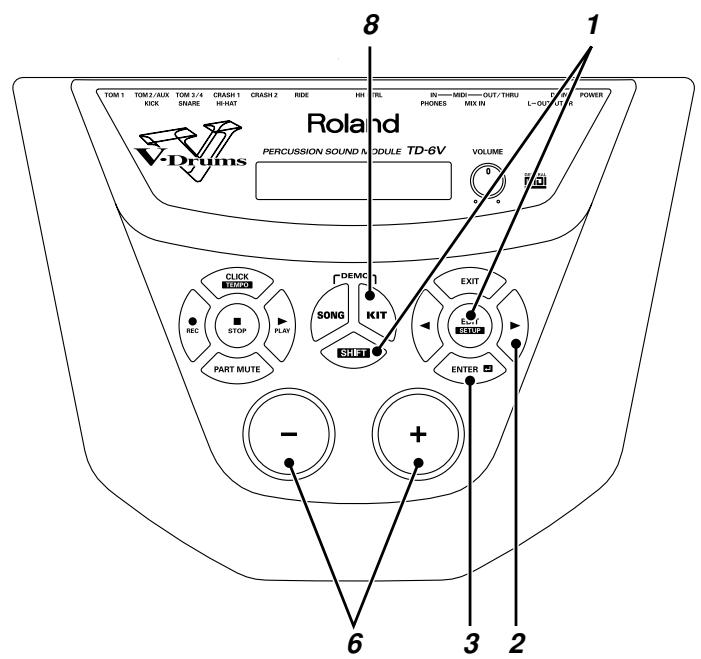 TOM 1 TOM2/AUX TOM 3/4 CRASH 1 CRASH 2 RIDE HH IRL IN——MIX——OUT/THRU D:\TC\POWER KICK SNARE HH HAT PHONES MIX IN L—OUT/THRU POWER V-Drums Roland PERCUSSION SOUND MODULE TD-6V VOLUME 8 1 9 6 3 2