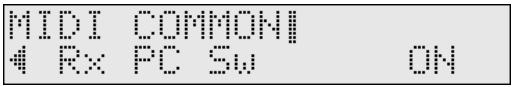 MIDI COMMONI 4 Rx FC SW ON
