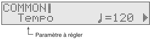 COMMONI Tempo J = 120 # Paramètre à régler