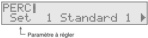 PERCI Set 1 Standard 1 # Paramètre à régler