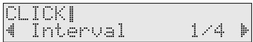 CLICK! 4 Interval 1/4